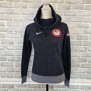 2014 Team USA Nike Olympic Wool Funnel Hoodie